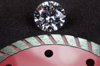 IMAGE: Diamond cuts diamond.