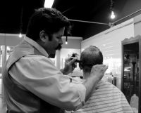 IMAGE: Don't ask the barber whether you need a haircut. / Never ask a barber if you need a haircut. [Never ask a barber if he thinks you need a haircut.]