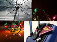 IMAGE: I've learned that you can tell a lot about a person by the way he/she handles these three things: a rainy day, lost luggage, and tangled Christmas tree lights.